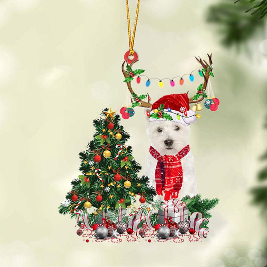 West Highland White Terrier-Christmas Tree Gift Hanging Ornament - Best gifts your whole family