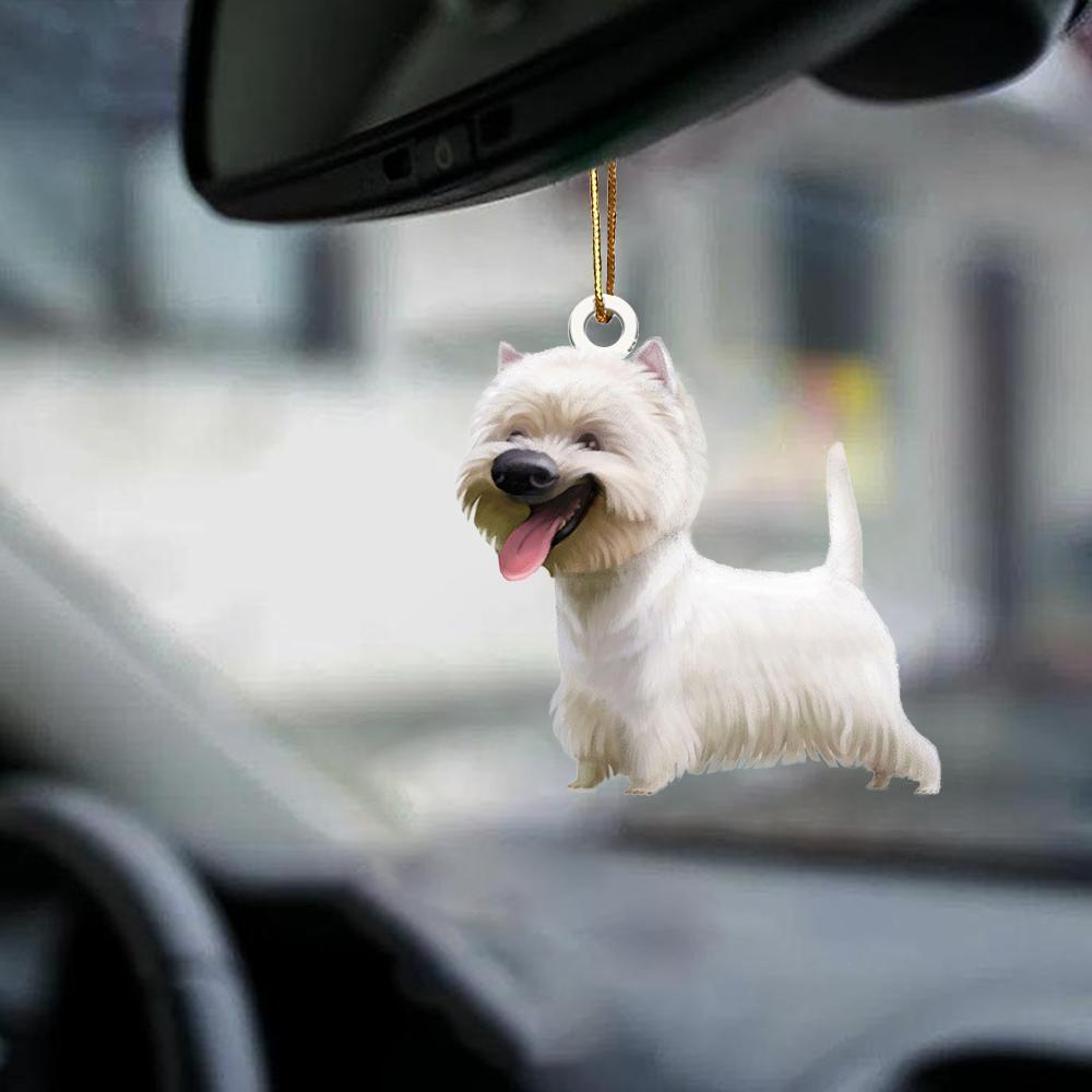 West Highland White Terrier-Look At Me-Two Sided Ornament - Best gifts your whole family