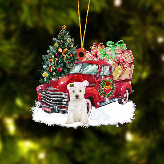West Highland White TerrierWestie Christmas Hanging Ornament Dog Ornament, Car Ornament, Christmas Ornament - Best gifts your whole family