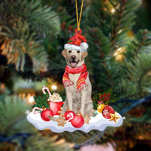 Yellow Labrador-Better Christmas Hanging Ornament - Best gifts your whole family