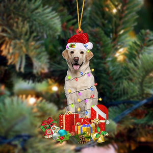 YELLOW Labrador-Dog Be Christmas Tree Hanging Ornament - Best gifts your whole family