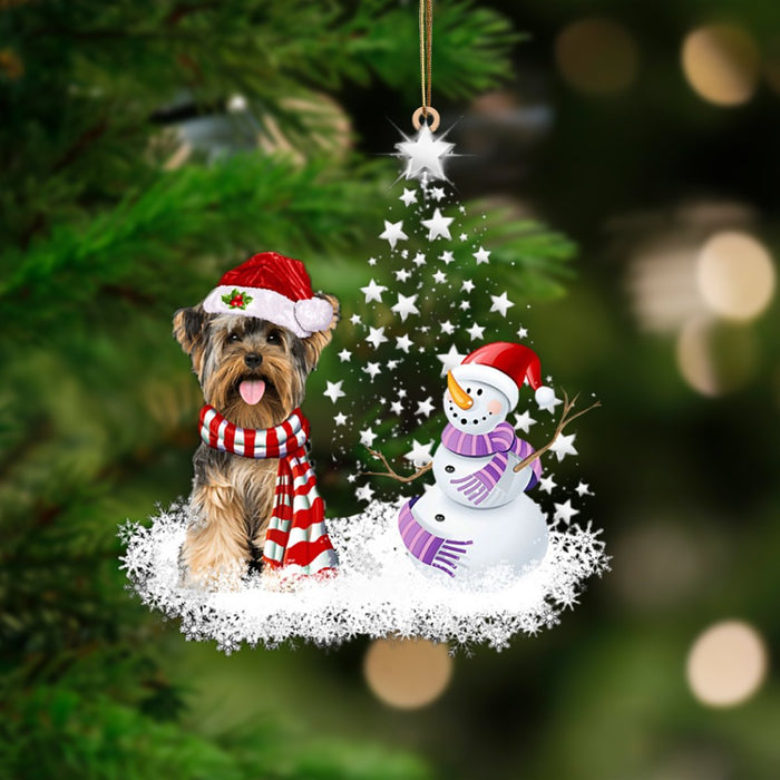 Yorkshire Terrier 1-Star Tree Hanging Ornament - Best gifts your whole family