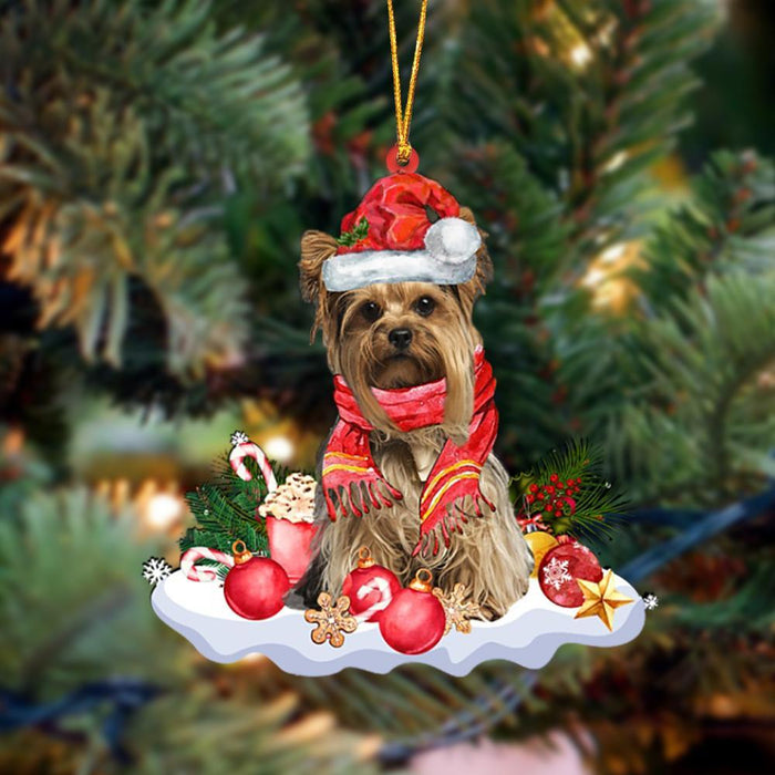 Yorkshire Terrier 2-Better Christmas Hanging Ornament - Best gifts your whole family