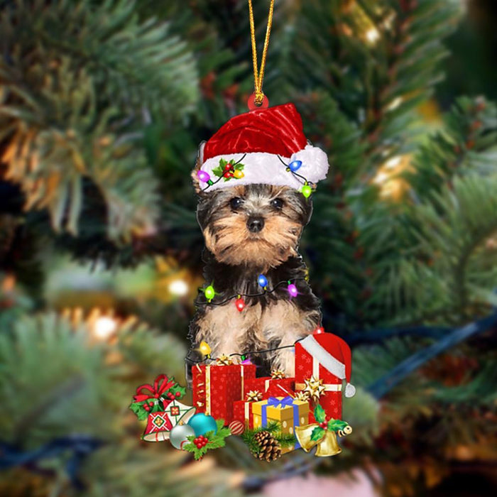 YorkShire Terrier 3-Dog Be Christmas Tree Hanging Ornament - Best gifts your whole family